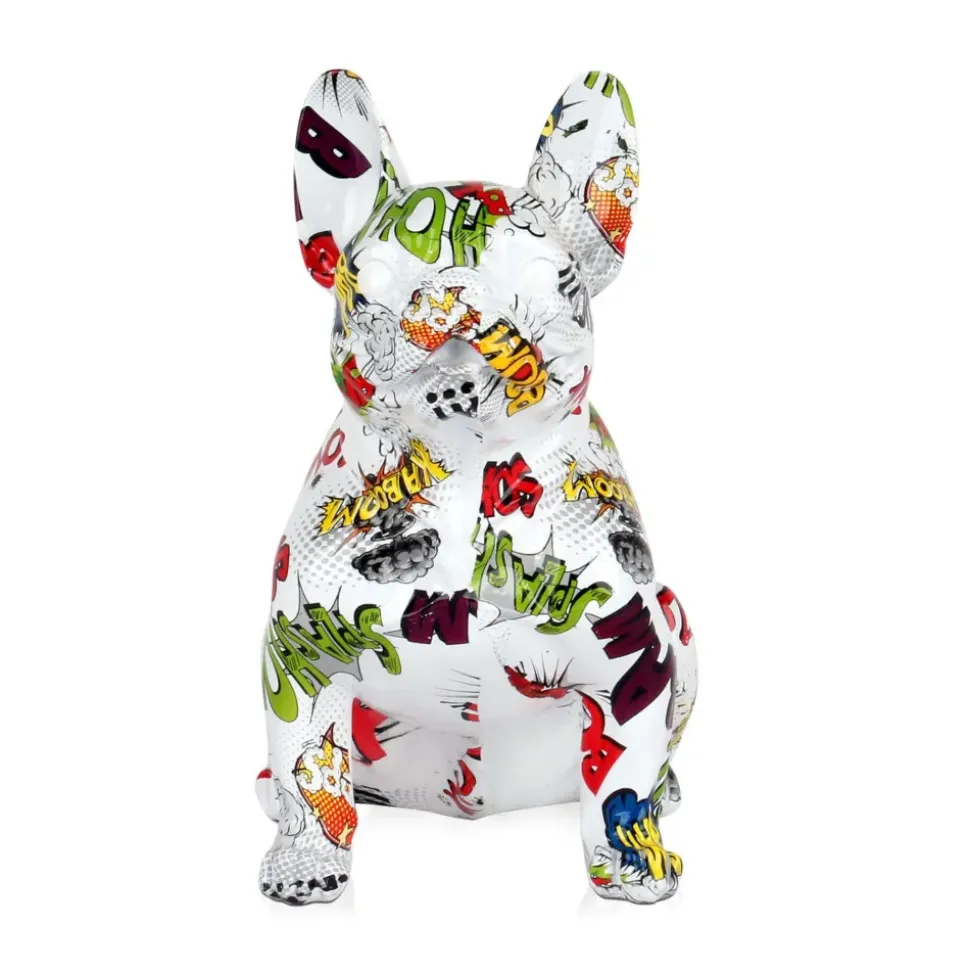 French Bulldog 30cm Pop Art Resin Indoor Sculpture