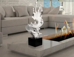 Frozen Motion 86cm White Resin Indoor Sculpture