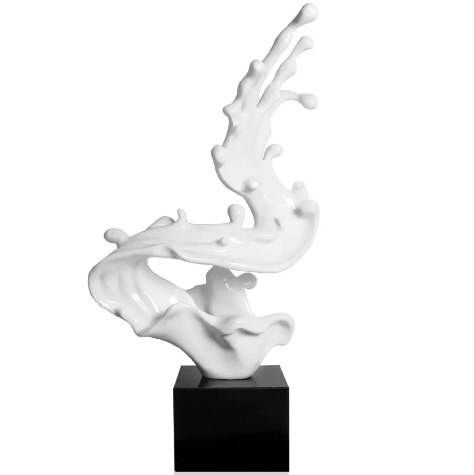 Frozen Motion 86cm White Resin Indoor Sculpture