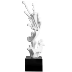 Frozen Motion 86cm White Resin Indoor Sculpture