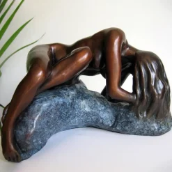Gaia Figurine Bronze Indoor Sculpture