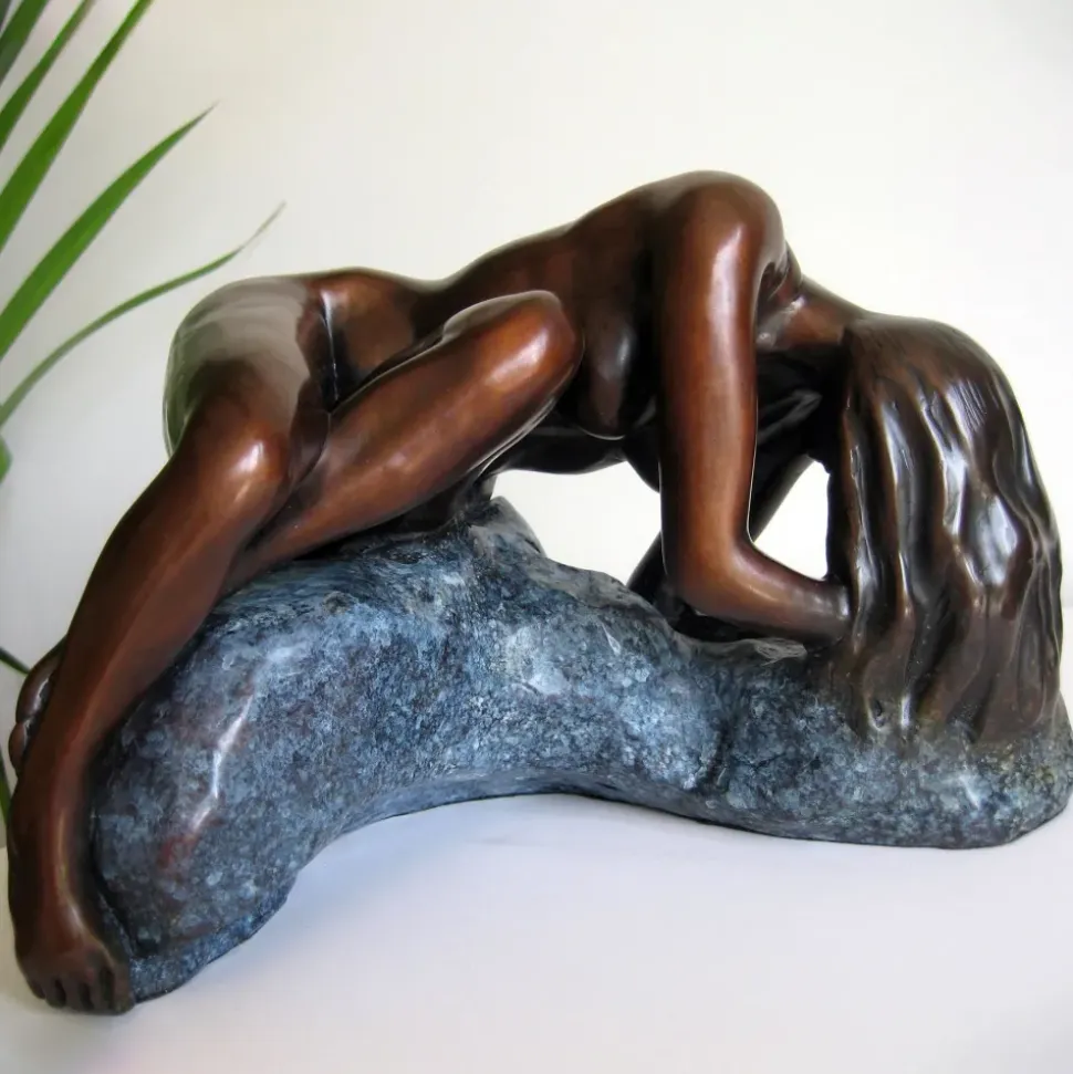 Gaia Figurine Bronze Indoor Sculpture
