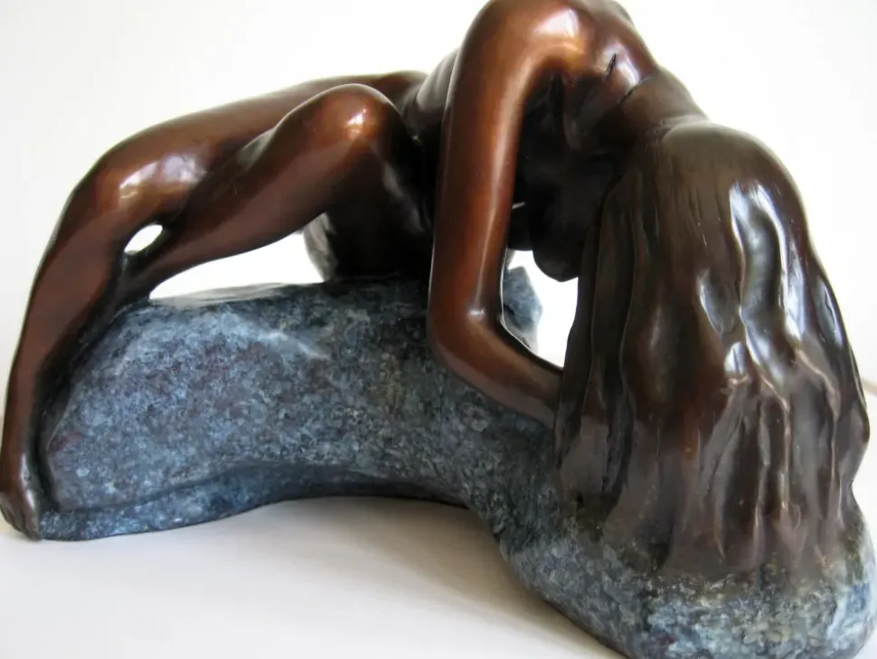 Gaia Figurine Bronze Indoor Sculpture