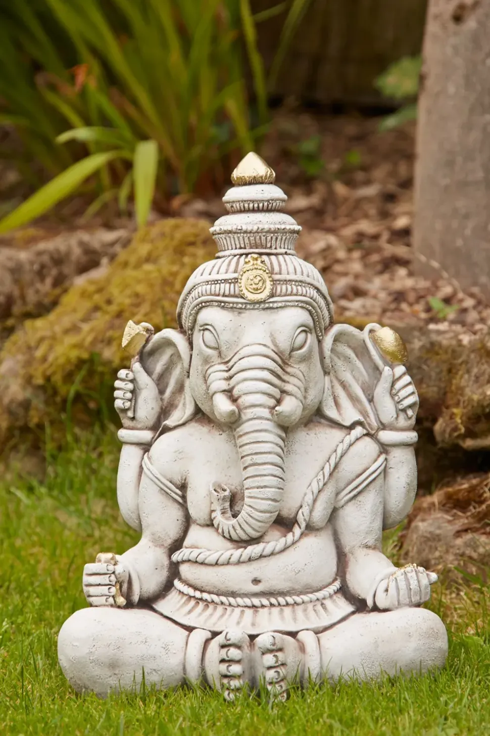 Ganesh Buddha Stone Garden Ornament