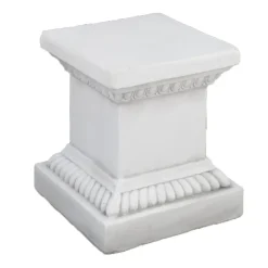 Garden Statue Pedestal 36cm Resin Stone