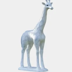Gigantic Giraffe 350cm White Marble Garden Statue v2