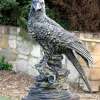 Golden Eagle Bronze Metal Garden Statue