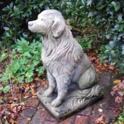 Golden Retriever Stone Garden Ornament