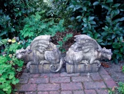 Gothic Griffins Stone Garden Ornaments