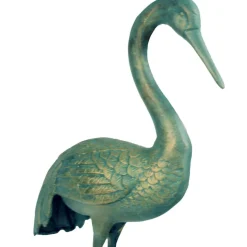 Grand Cranes Bronze Metal Garden Ornaments