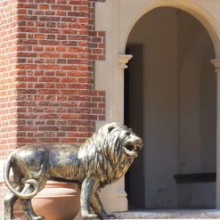 Grand Lions Bronze Metal Garden Statues