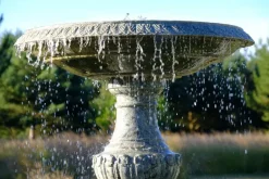 Grand Single Tier 4m Emerald Marble Stone Water Fountain Feature