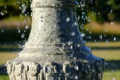 Grand Single Tier 4m Emerald Marble Stone Water Fountain Feature