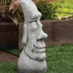 Grandad Easter Island Head Stone Garden Ornament