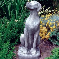 Great Dane Female Dog Stone Garden Statue