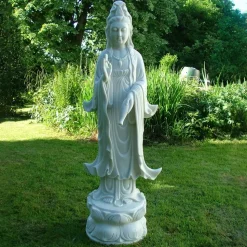 Guanyin Bodhisattva 120cm Marble Resin Garden Statue