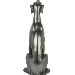 Guardian Greyhound 81cm Anthracite Resin Indoor Sculpture