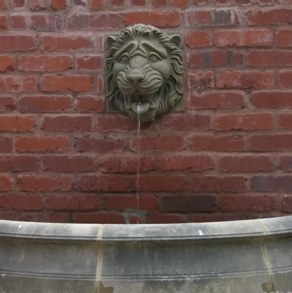 Half Circle Small Stone Pool Surround Water Feature