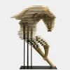 Harmonic Horse 160cm Bronze Metal Garden Sculpture v1