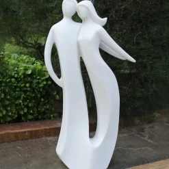Harmony 80cm Marble Resin Modern Garden Statue