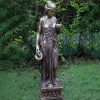 Hebe 85cm Bronze Marble Resin Garden Statue