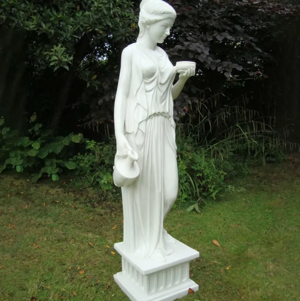 Hebe 85cm Marble Resin Garden Statue