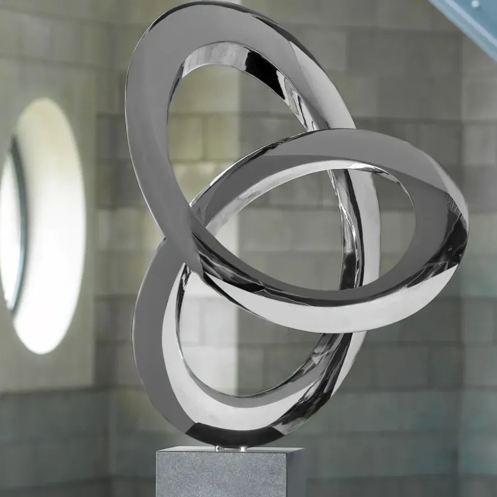 Helix 98cm Metal Stainless Steel Indoor Sculpture