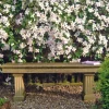 Heritage Straight Stone Garden Bench