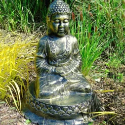 Hindu Buddha Bronze Metal Garden Statue