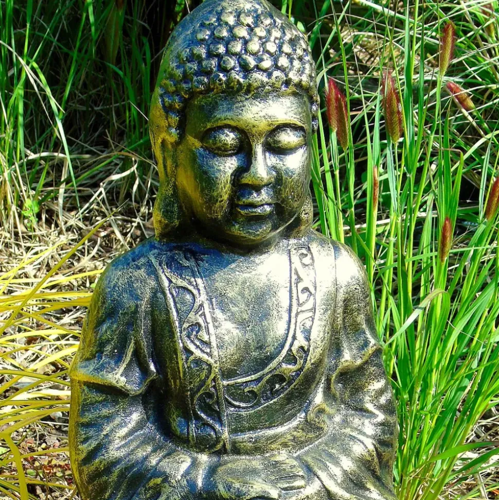 Hindu Buddha Bronze Metal Garden Statue