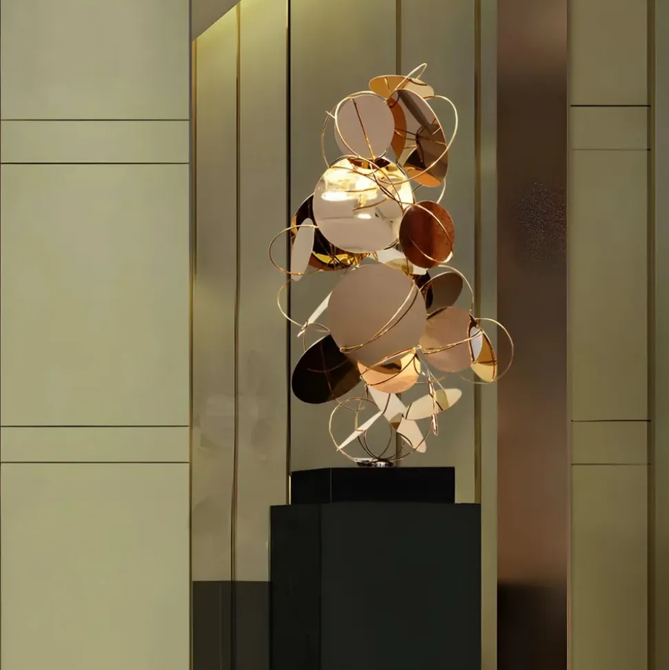 Holo Drift 93cm Copper Metal Indoor Sculpture