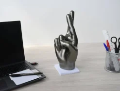 Hope Hand 28cm Anthracite Resin Indoor Sculpture