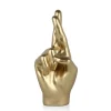 Hope Hand 28cm Gold Resin Indoor Sculpture