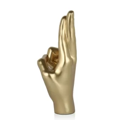 Hope Hand 28cm Gold Resin Indoor Sculpture