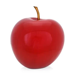 Iconic Apple 30cm Red Resin Indoor Sculpture