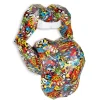 Iconic Lips 42cm Pop Art Resin Wall Sculpture