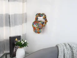 Iconic Lips 42cm Pop Art Resin Wall Sculpture