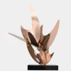 Infinite Bloom 71cm Copper Metal Indoor Sculpture