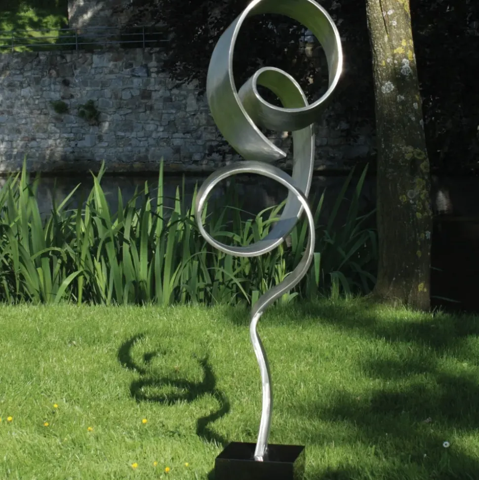 Infinite 130cm Metal Stainless Metal Garden Sculpture