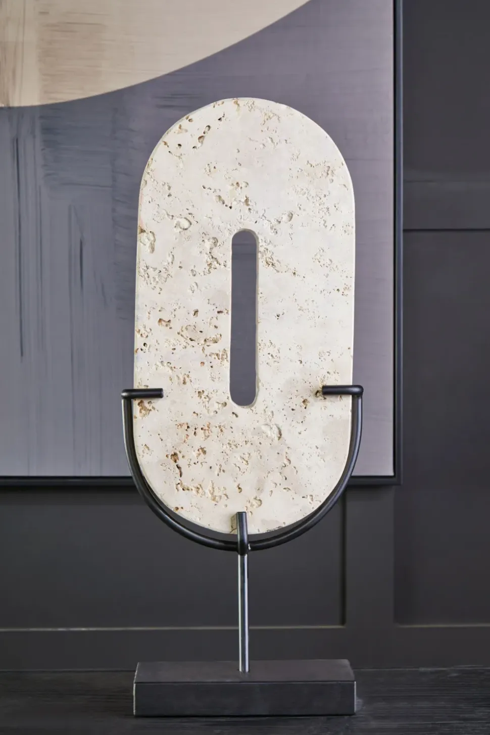 Infinite Oval 60cm Stone Indoor Sculpture