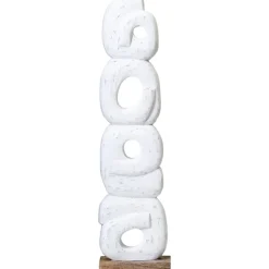 Infinite Quartet 61cm White Wood Indoor Sculpture