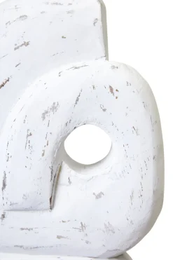 Infinite Quartet 61cm White Wood Indoor Sculpture