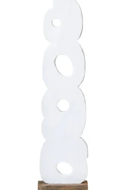Infinite Quartet 61cm White Wood Indoor Sculpture