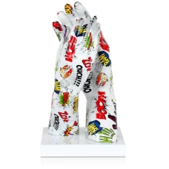 Infinite Touch 36cm Pop Art Resin Indoor Sculpture