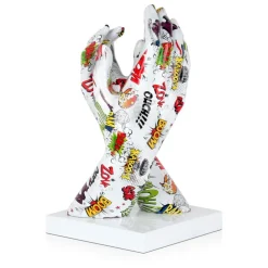 Infinite Touch 36cm Pop Art Resin Indoor Sculpture