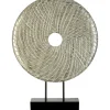 Infinity Core 50cm Silver Wood Indoor Sculpture