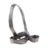 Infinity Knot 22cm Black Metal Indoor Sculpture