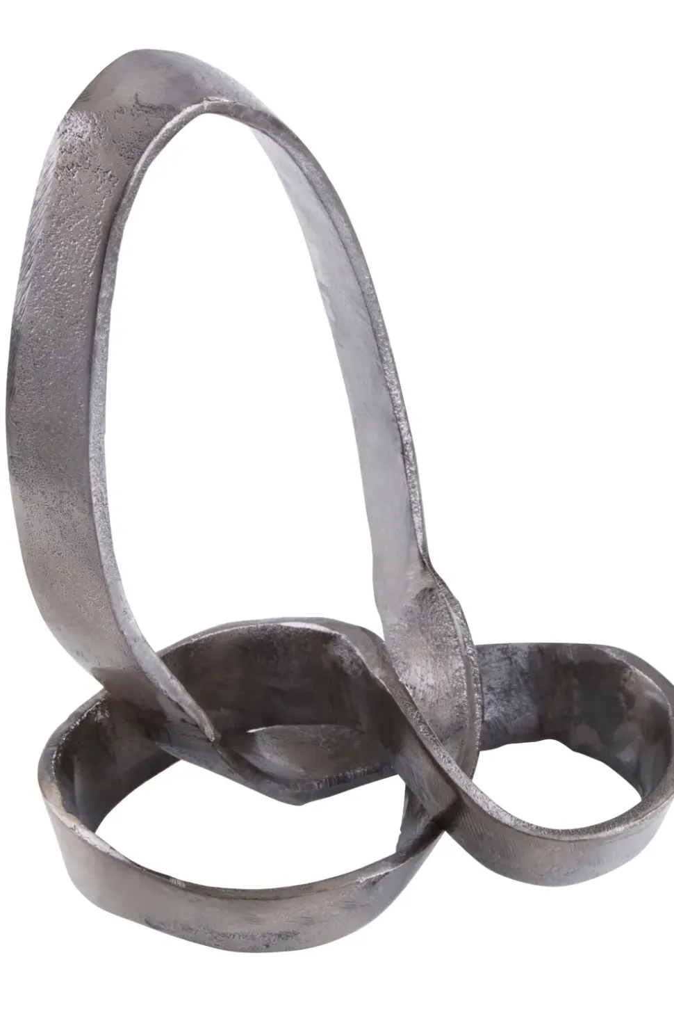 Infinity Knot 22cm Black Metal Indoor Sculpture