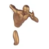 Infinity Man 28cm Bronze Resin Wall Sculpture