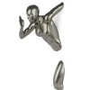 Infinity Woman 50cm Anthracite Resin Wall Sculpture